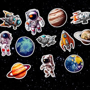 Nasa, Cosmos, Astronauta, Espacio - Pegatina Envío Gratis