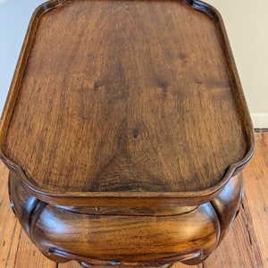 Vintage Mid Century Italian Asian Inspired Side Table. image 2