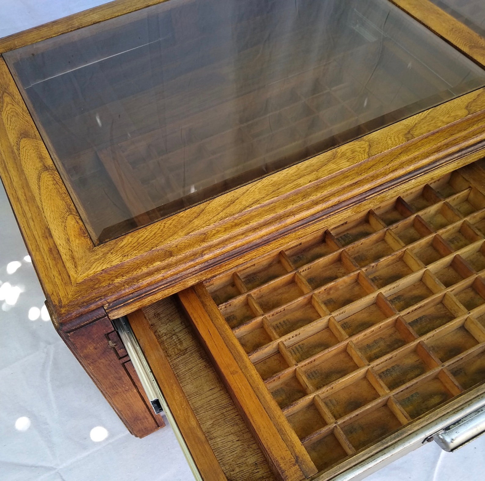 Recycled Repurposed Printer trays Coffee Table. Etsy