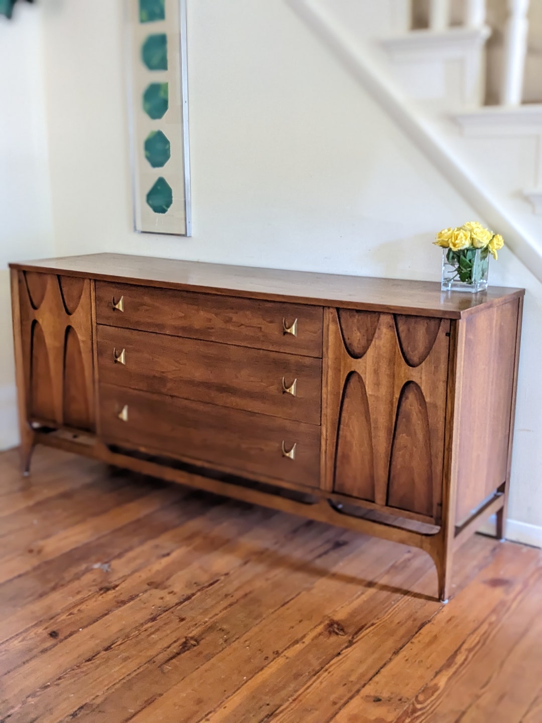 Broyhill Brasília Mid Century Modern Buffet Sideboard Etsy