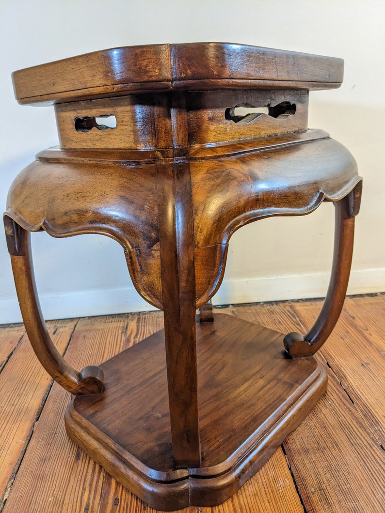 Vintage Mid Century Italian Asian Inspired Side Table. image 3