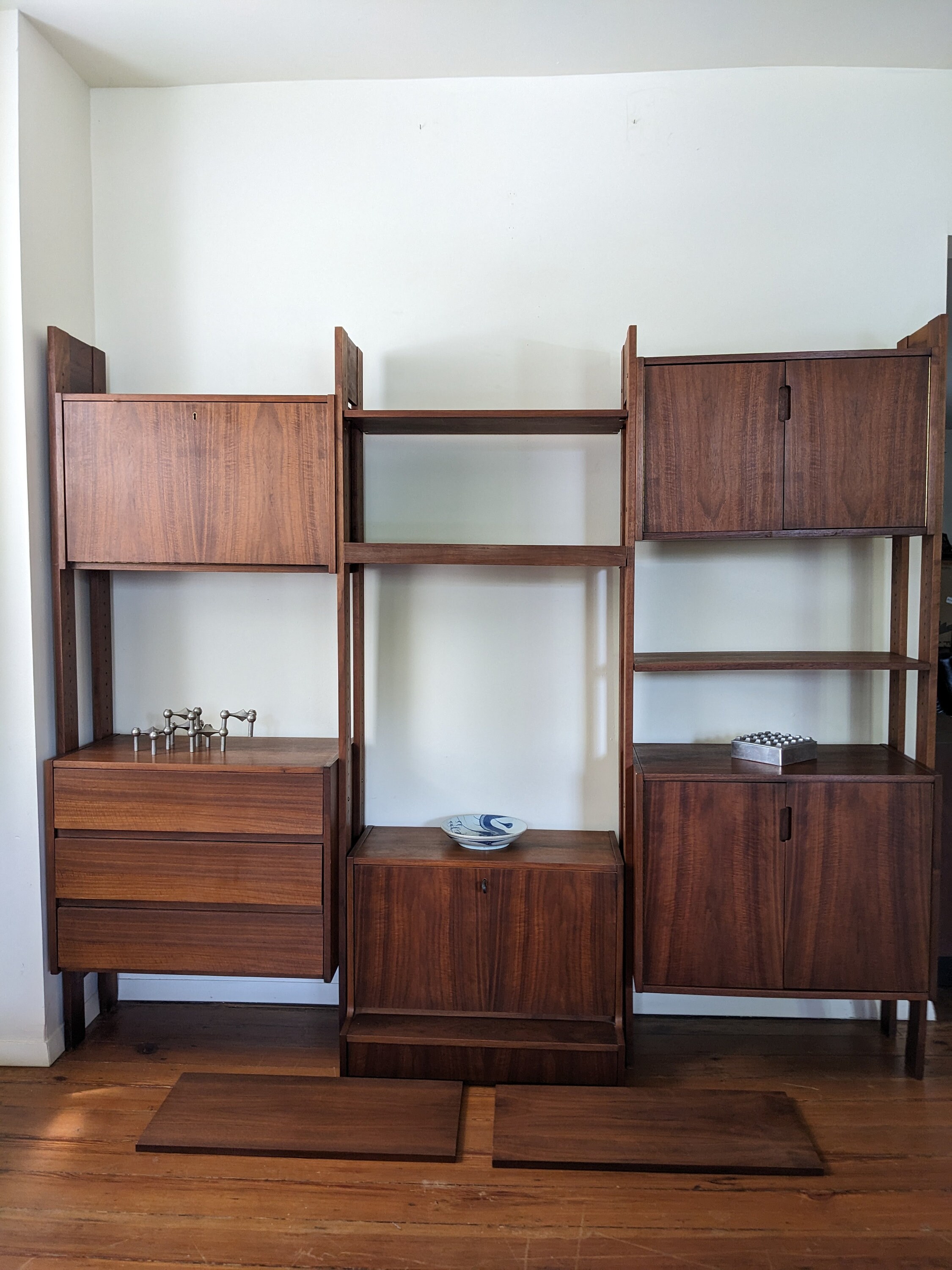 MCM Modular Wall Unit Bookcase. Etsy