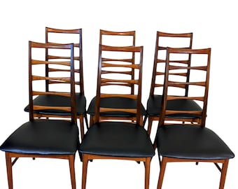 MCM set of Six Niels Koefoed Hornslet Dining Chairs.