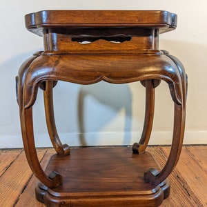 Vintage Mid Century Italian Asian Inspired Side Table. image 4