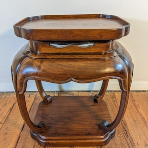 Vintage Mid Century Italian Asian Inspired Side Table. image 1