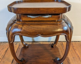 Vintage Mid Century Italian Asian Inspired Side Table.