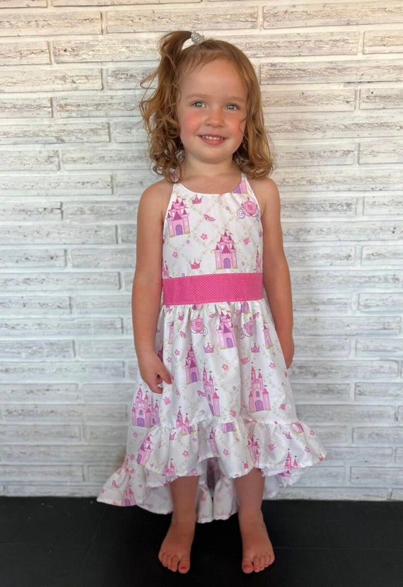 RTS Size 4t Princess Castle High Low Dress - Etsy