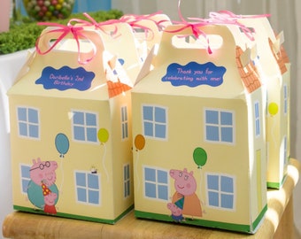 PDF DOWNLOAD Peppa Pig House Favor Box