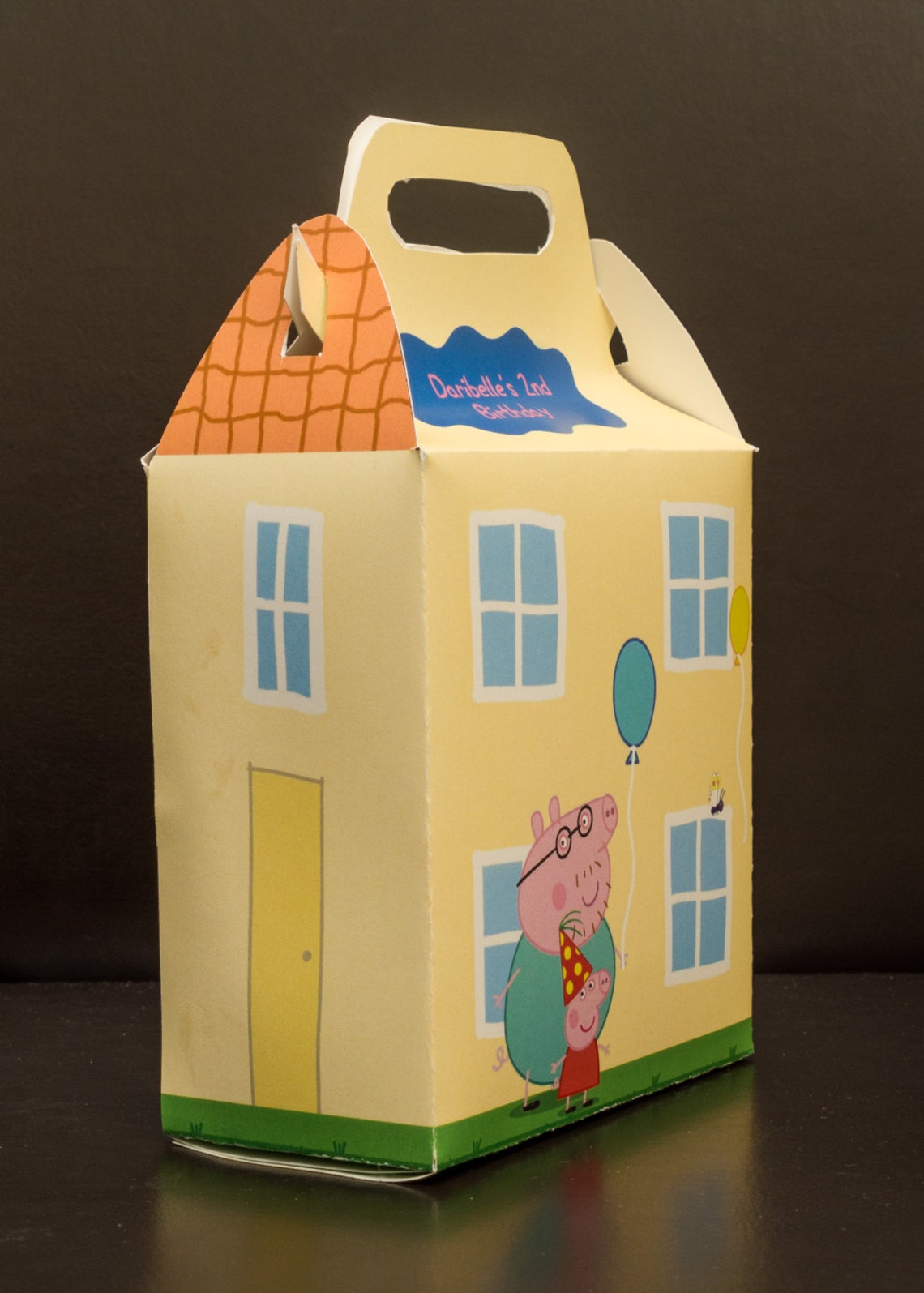 Peppa Pig Caja de Favor Leer descripción antes de ordenar - Etsy España