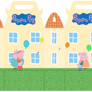 PDF DOWNLOAD Peppa Pig House Favor Box image 5