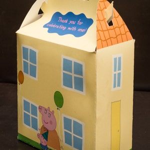 PDF DOWNLOAD Peppa Pig House Favor Box image 3