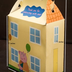 PDF DOWNLOAD Peppa Pig House Favor Box image 4
