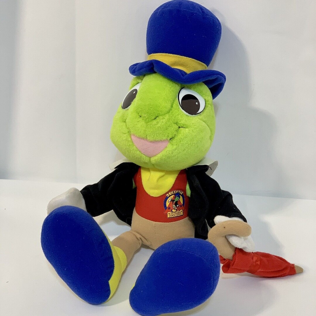 Jiminy Cricket official Conscience Plush 1992 15 Mattel - Etsy