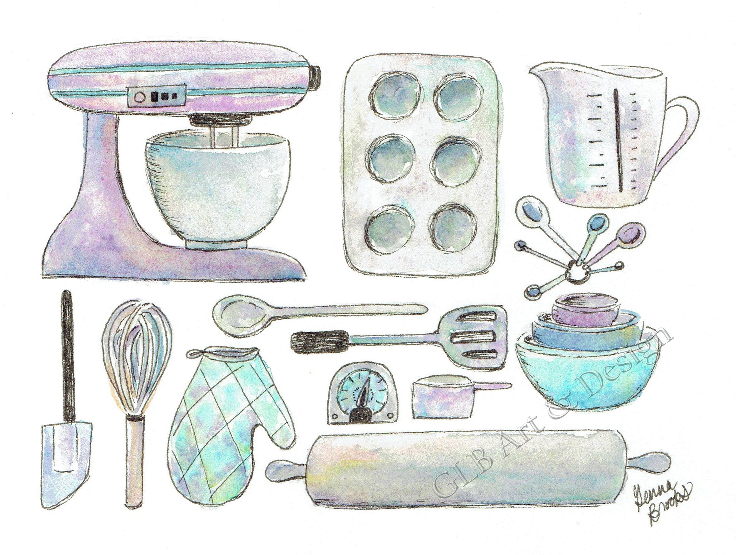 Bakers dozen note cards baker gift baker card baking Etsy