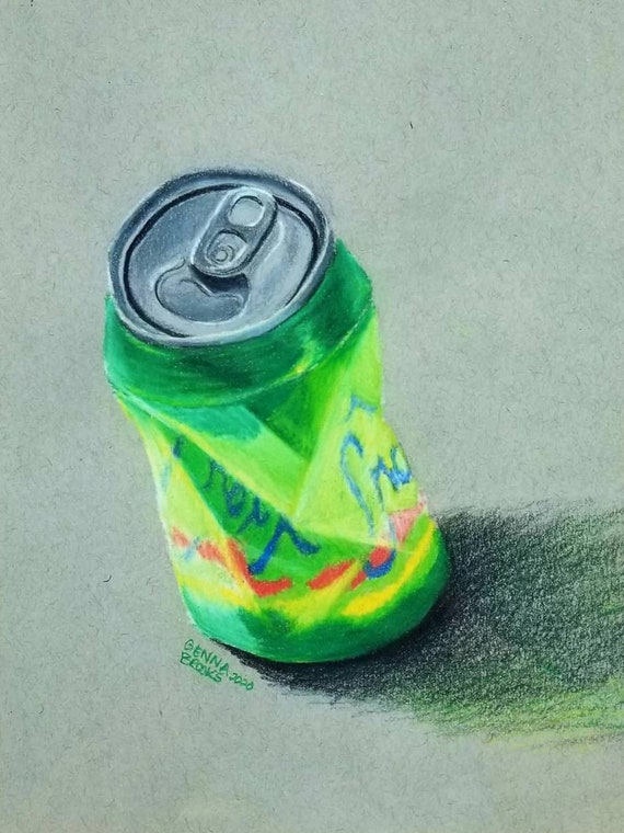 La Croix Sparkling Water Crushed Can 11x14 Archival Etsy