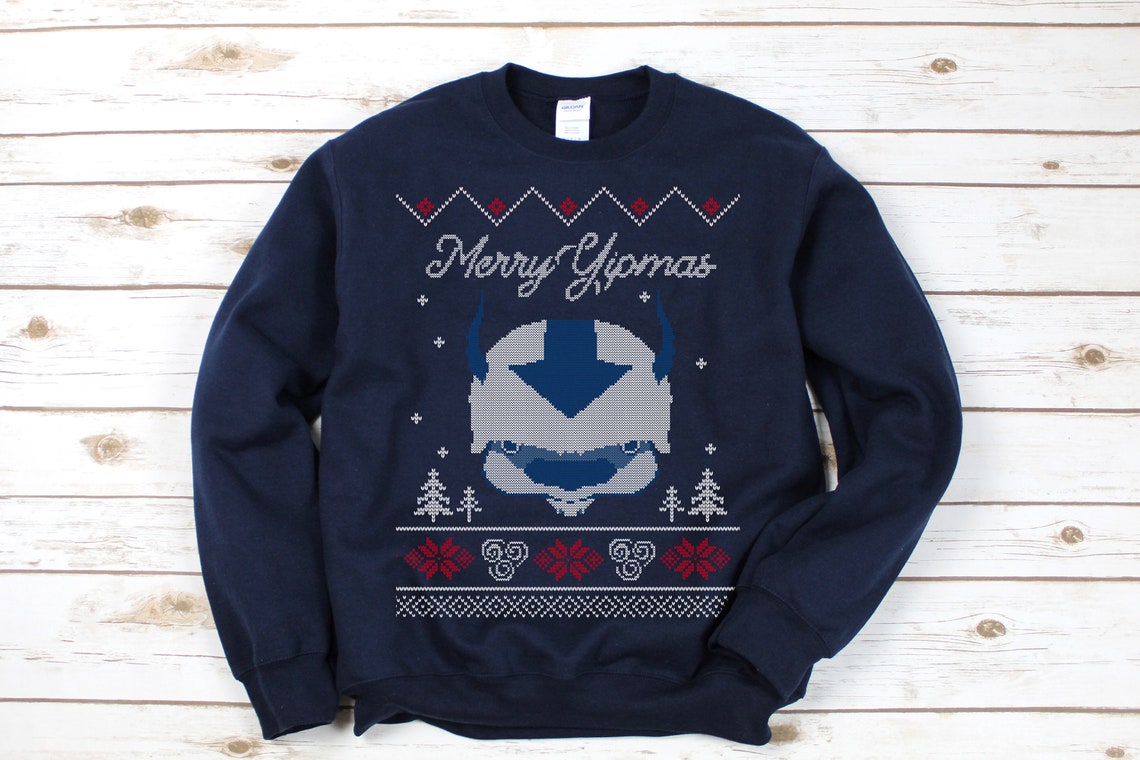 Appa Avatar Christmas Sweatshirt / Avatar The Last Airbender | Etsy