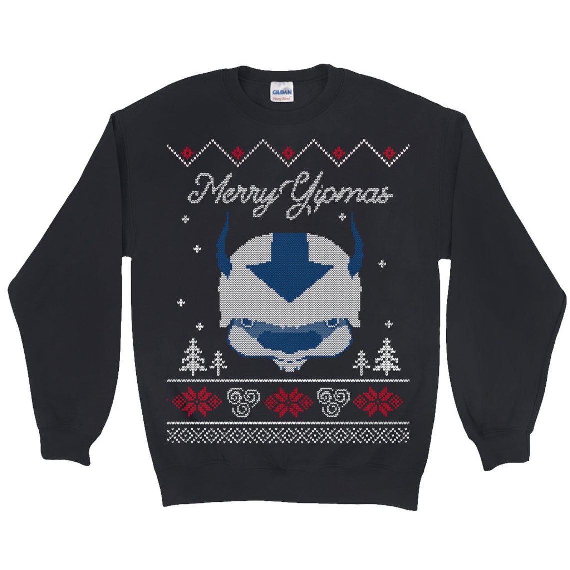 Appa Avatar Christmas Sweatshirt / Avatar The Last Airbender | Etsy