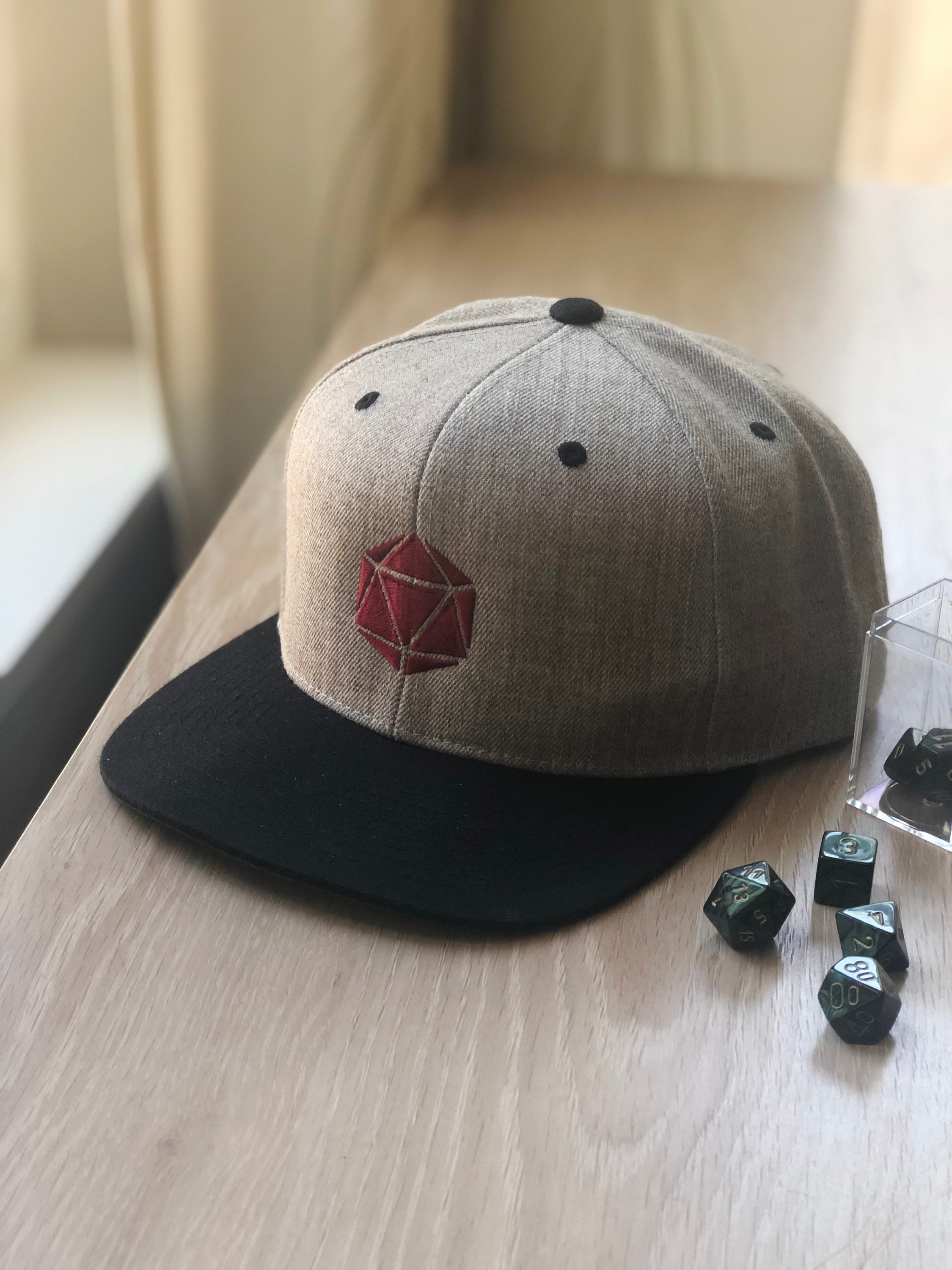 D20 Snapback D\u0026D Hat / Dungeons and 
