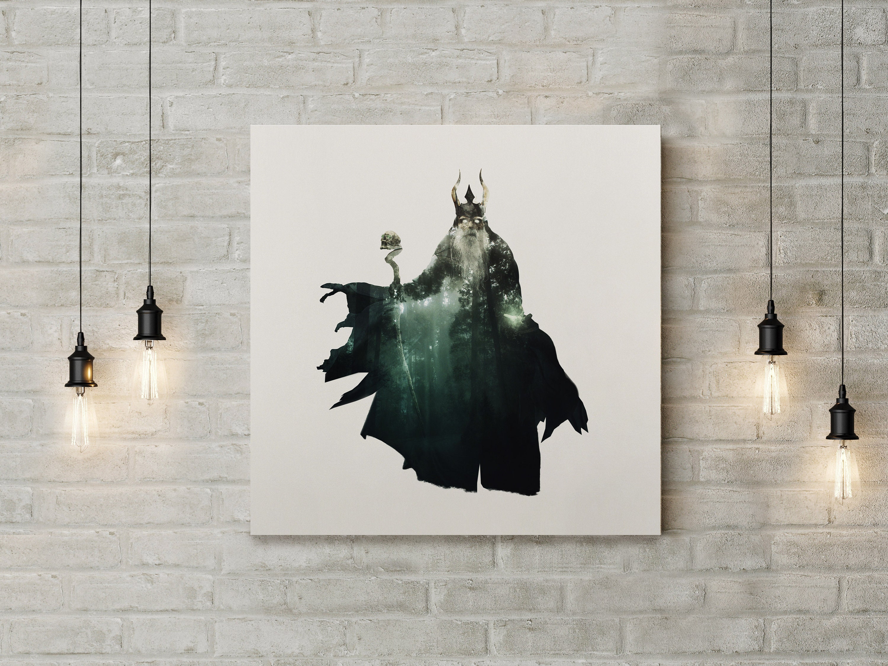Lich Dnd Wall Art / Dungeons and Dragons Canvas / D&D Art | Etsy