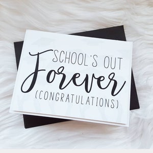Tarjeta de graduación de felicitaciones ~ Graduación de la escuela secundaria ~ Graduación divertida ~ Graduado de felicitaciones ~ Tarjeta divertida ~ Hecho a mano ~ Tarjetas de felicitación