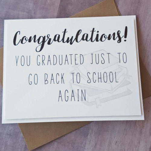 Congratulations Graduation Card High School Graduation - Etsy