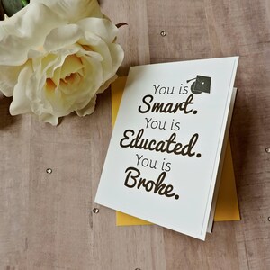 Grappige afstudeerkaart - College afstuderen - Afstudeercadeau - Grad School Gift - Grad School Card - Congrats Grad
