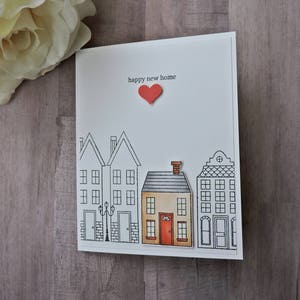 Carte Happy New Home - Carte New Home - Home Sweet Home - Cadeau de pendaison de crémaillère - Carte First Home - Cadeau de clôture de maison