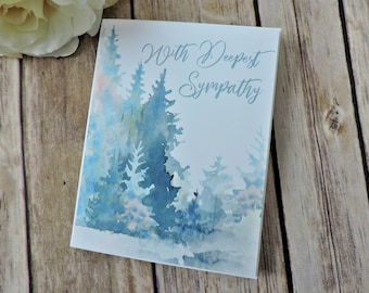 Sympathy Card - Sorry For Your Loss - Thinking of You - Bereavement Card - Sympathy Cards - Condolences Card