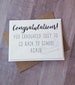 Congratulations Graduation Card ~ High School Graduation ~ Funny Graduation ~ Congrats Grad ~ Funny Card ~ Handmade ~ Greeting Cards 