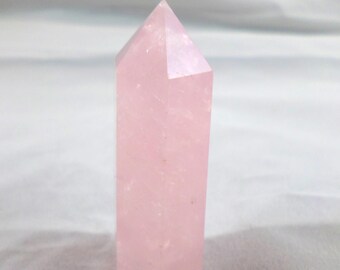 Rose Quartz Crystal Point, weight 36 grams