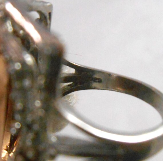 Artisan Ruby and Fluorite Ring, Featuring Sterlin… - image 6