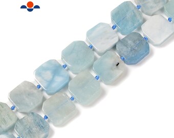 3 count 16mm high quality blue green brown porcelain ceramic beads square shaped beads glazed ceramic destash lot clay