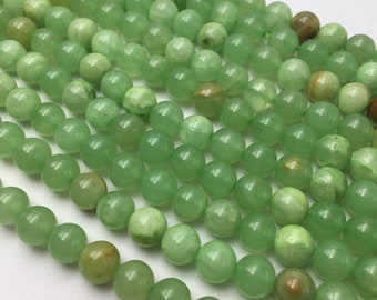 High Quality 4mm 6mm 8mm 10mm 12mm 14mm Natural Round Jade Stone DIY Gem Beads