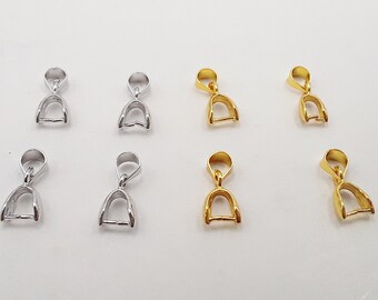Gold-Plated Georgia State Pendant Bail Only