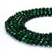 Green Tiger Eye Faceted Star Cut Beads 8mm 15.5" Strand