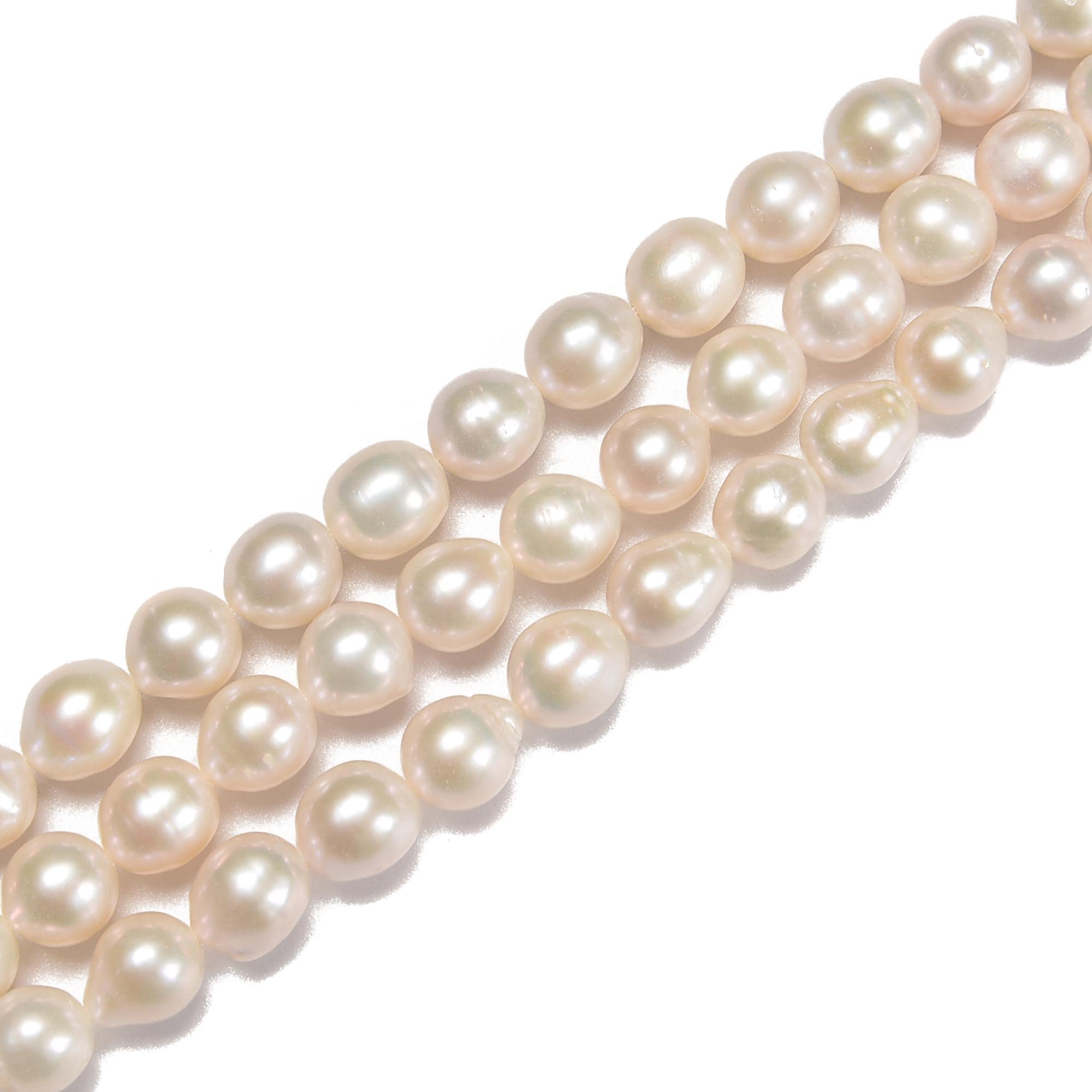 Fresh Water High Quality AAA Pearl Drop Shape Beads Size 7x8mm 15.5'' Strand