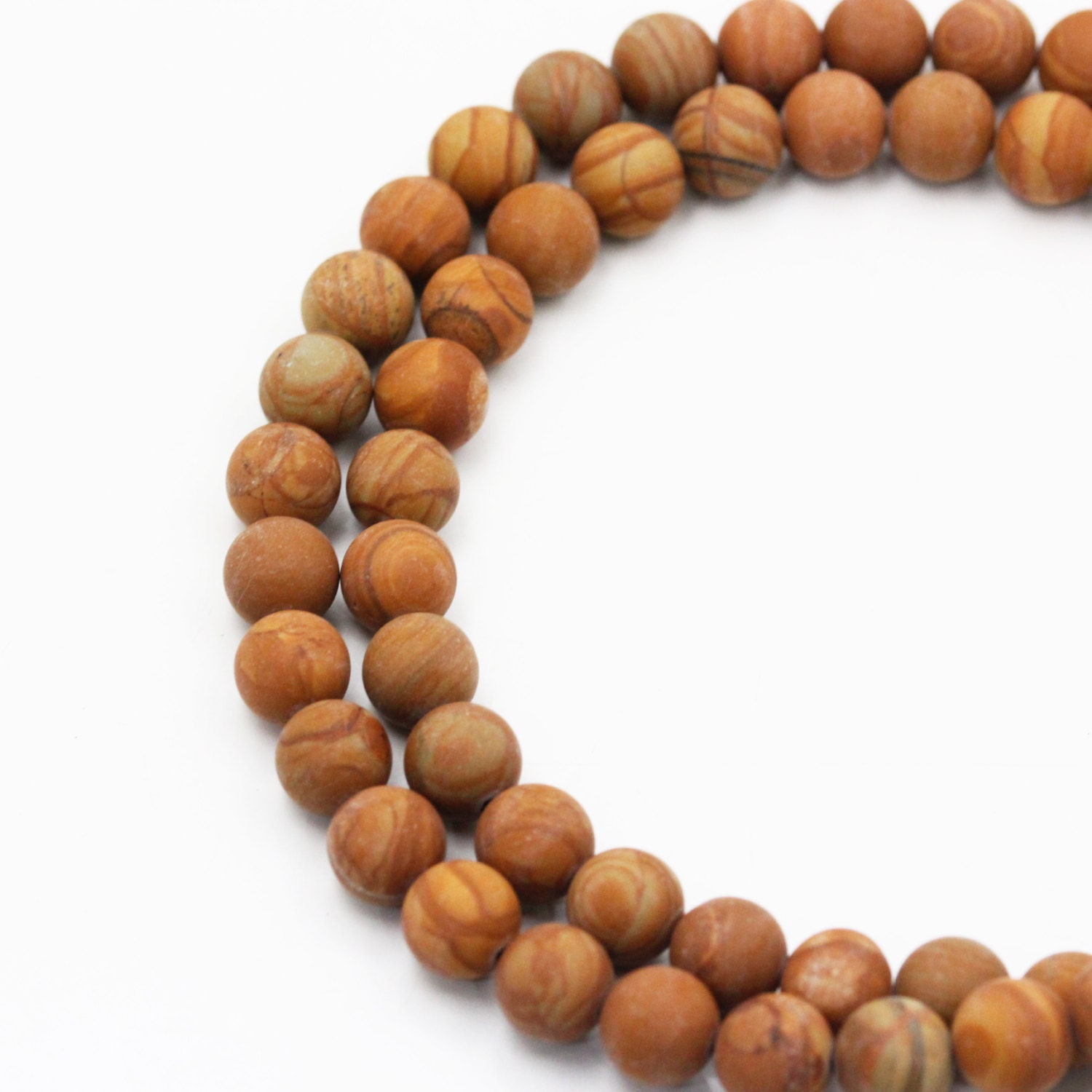 Wood Grain Jasper Matte Round Beads 4mm 6mm 8mm 10mm 12mm Etsy