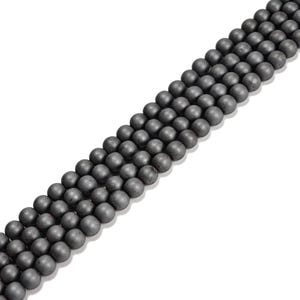 Gray Hematite Matte Round Beads 2mm 3mm 4mm 6mm 8mm 10mm 12mm 15.5&quot; Strand