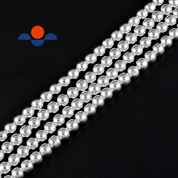 Titanium Rose Gold Hematite Smooth Round Beads 2mm 4mm