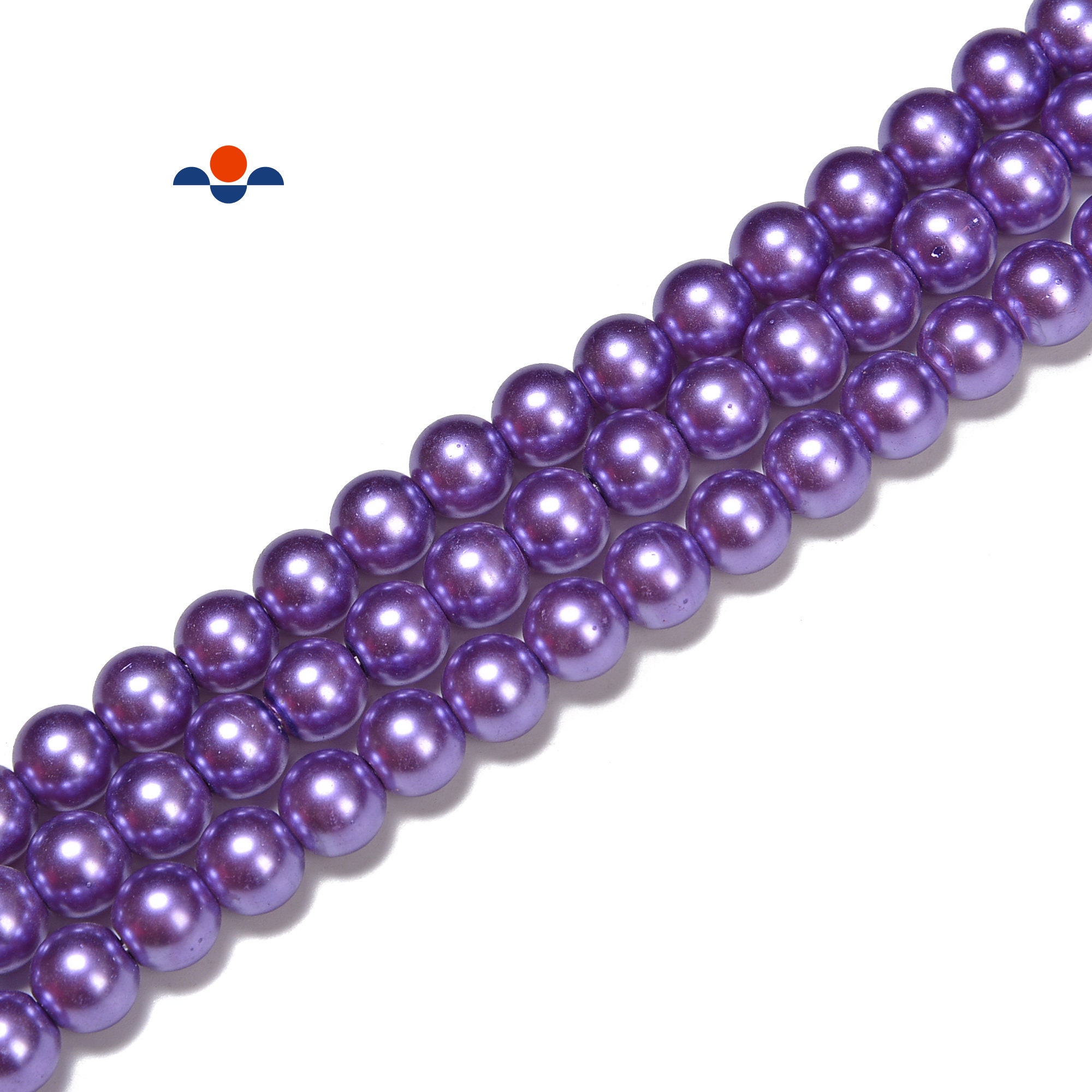 Glass Pearl Faux Round Beads 6mm 32 Inch Strand-Pick Color. Glass Pearl Faux Round Beads 6mm 32 Inch Strand-Pick Color.