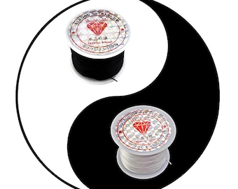 Strong & Stretchy Crystal String Elastic Thread Beading Bracelet Cord Size 0.8mm