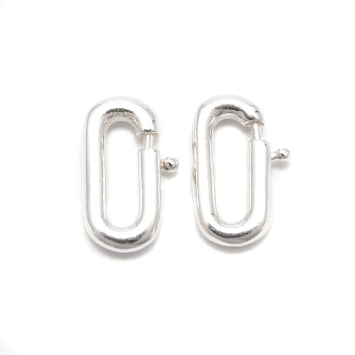 925 Sterling Silver Round Shape Clasp Size 13mm Sold per Piece - Etsy