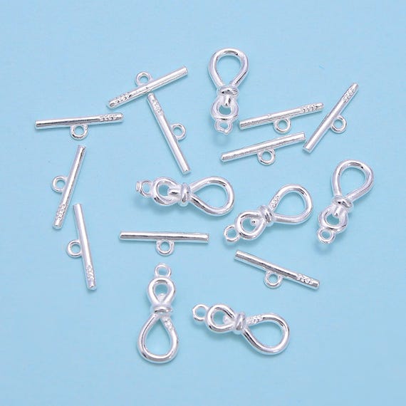 925 Sterling Silver OT Clasp Size 7x15mm 2 Sets per Bag - Etsy