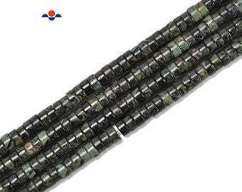 Natural Kambaba Jasper Heishi Disc Beads Size 2x4mm 3x6mm 15.5'' Strand