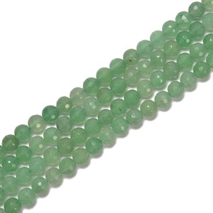 Natural Green Aventurine 6mm 8mm Rondelle Beads