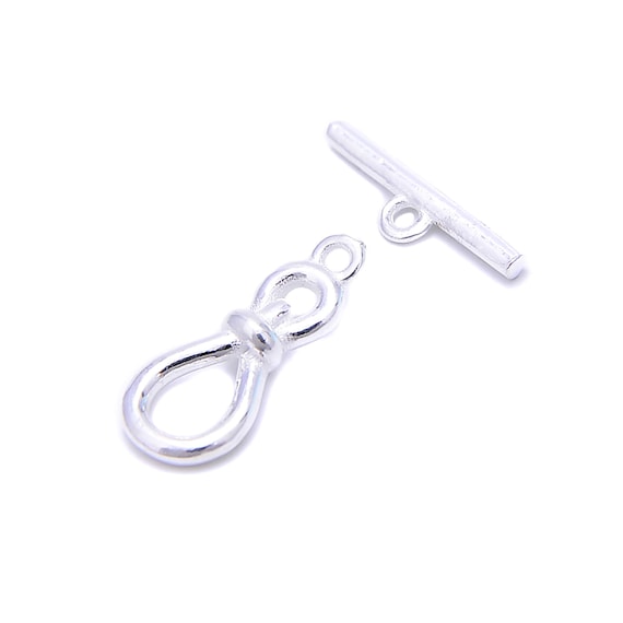 925 Sterling Silver OT Clasp Size 7x15mm 2 Sets per Bag - Etsy