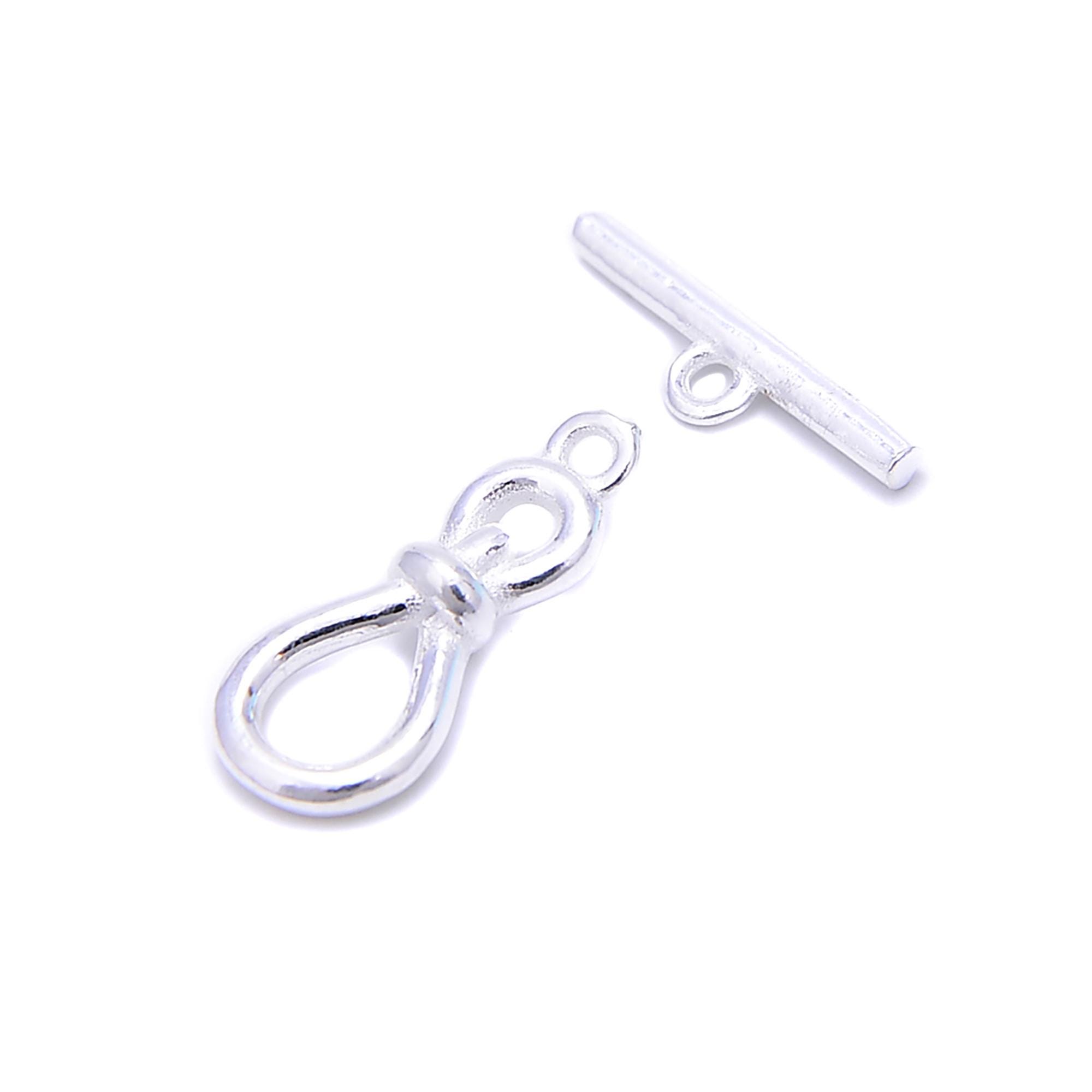 925 Sterling Silver OT Clasp Size 7x15mm 2 Sets per Bag - Etsy