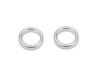 925 Sterling Silver Jump Ring Size 8mm 10mm Sold per Bag