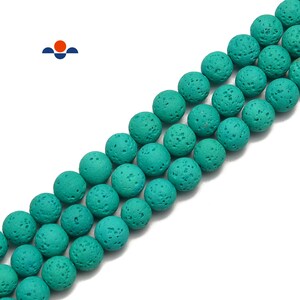 Teal Two Color Glass Beads - Bulk Set of 200, 8mm with a 1mm hole - DIY  Craft Jewelry Supplies