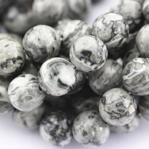 Blue Calsilica Jasper Smooth Round Beads 4mm 6mm 8mm 10mm 12mm Etsy